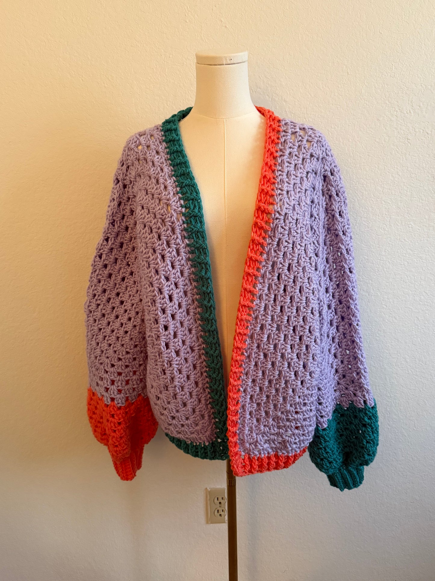 Granny Square Hexagon Cardigan