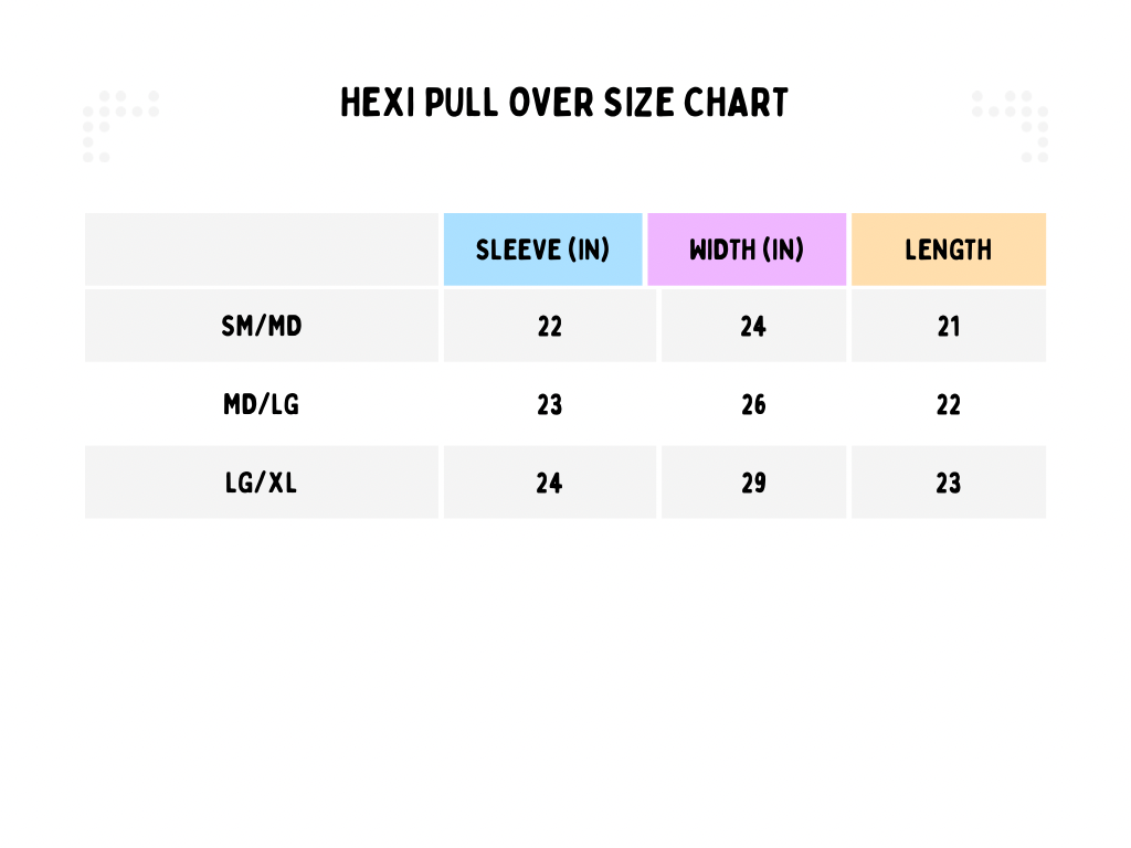 Too Sweet Hexi Pullover