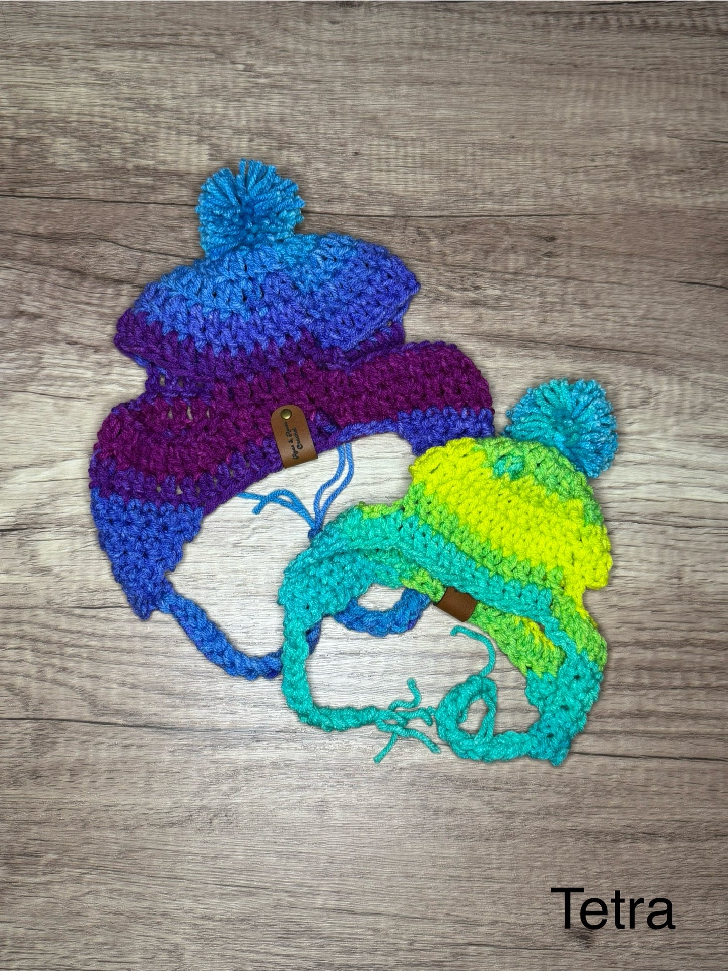 Neon Dreamz Dog PomPom Beanie