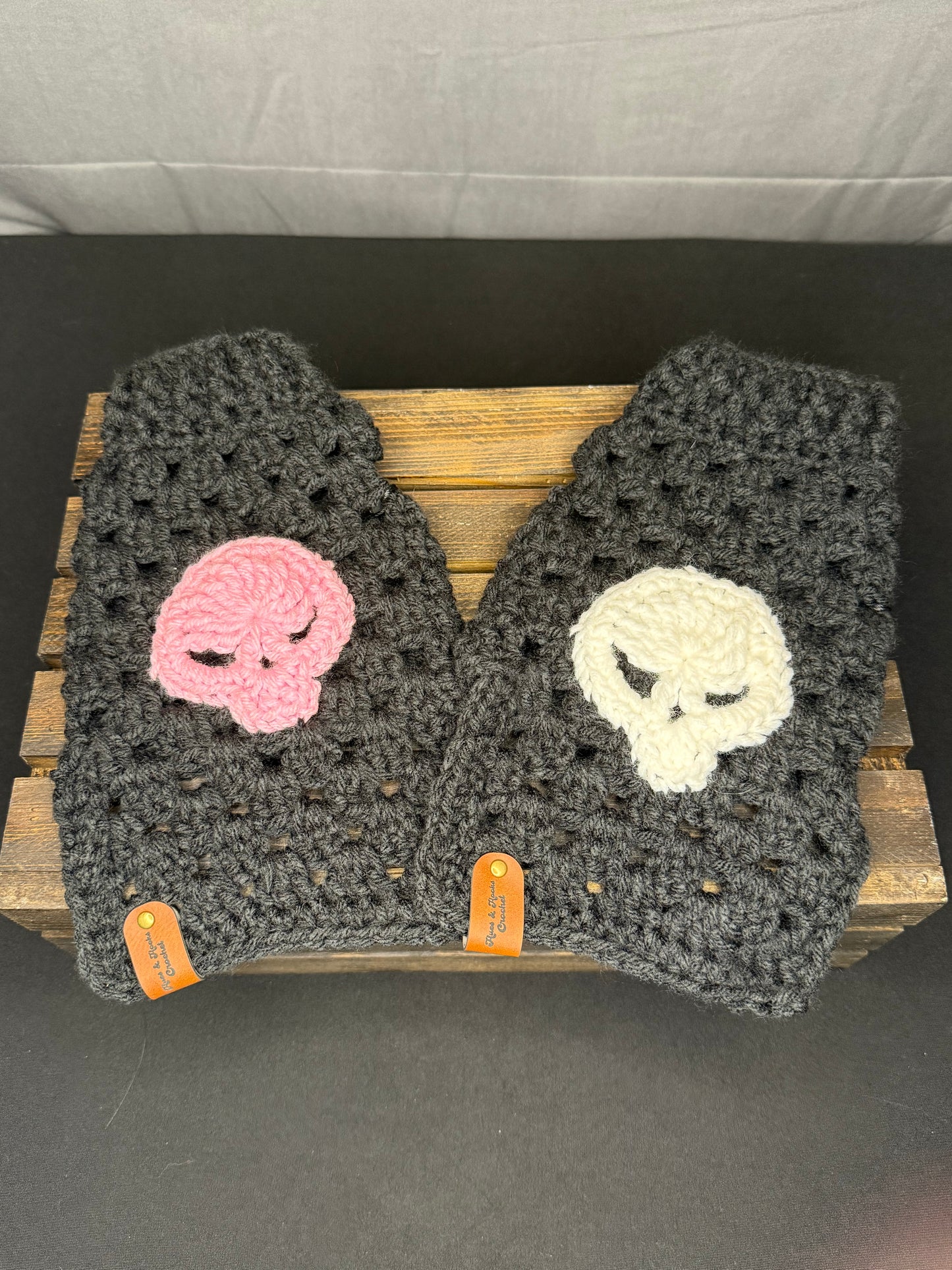 Skull Dog Sweater Granny Stitch